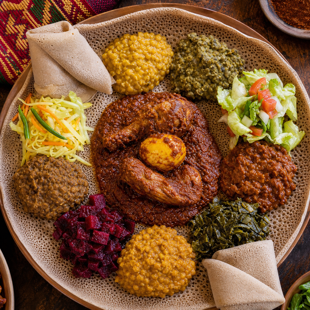 Injera and Doro Wat